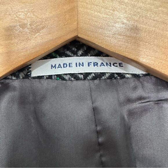 Yves Saint Laurent Herringbone Blazer Wool Size M - Picture 5 of 16